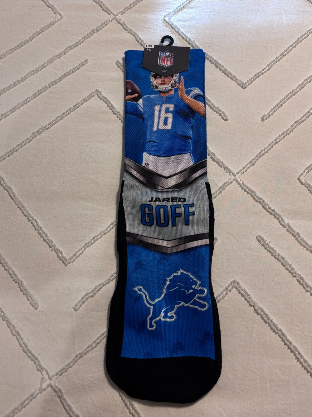 NFL Detroit Lions Jared Goff Socks